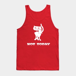 Not Today Cat Tank Top